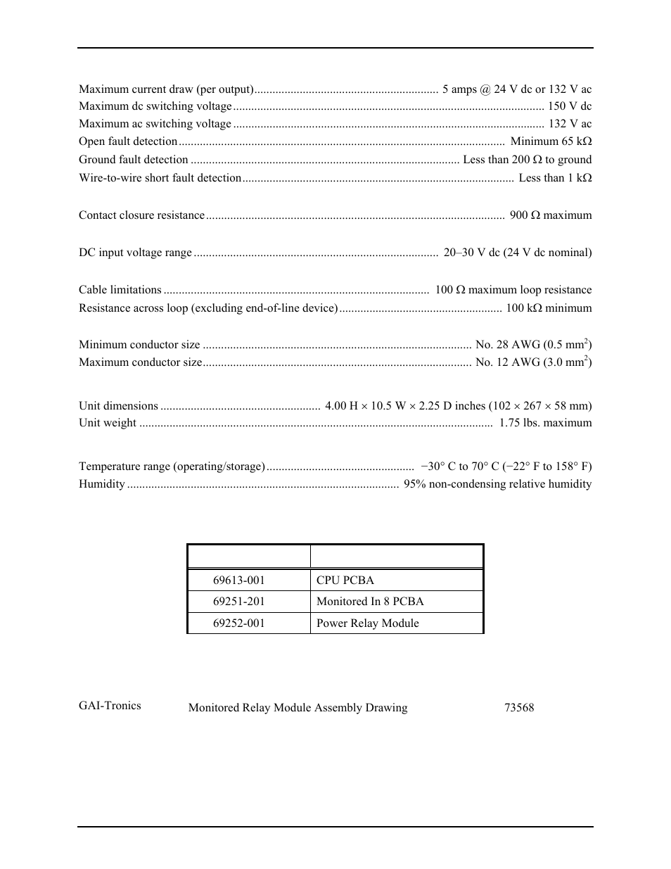 Replacement parts, References | GAI-Tronics 12579-003 Monitored Relay Module (MRM) User Manual | Page 16 / 17