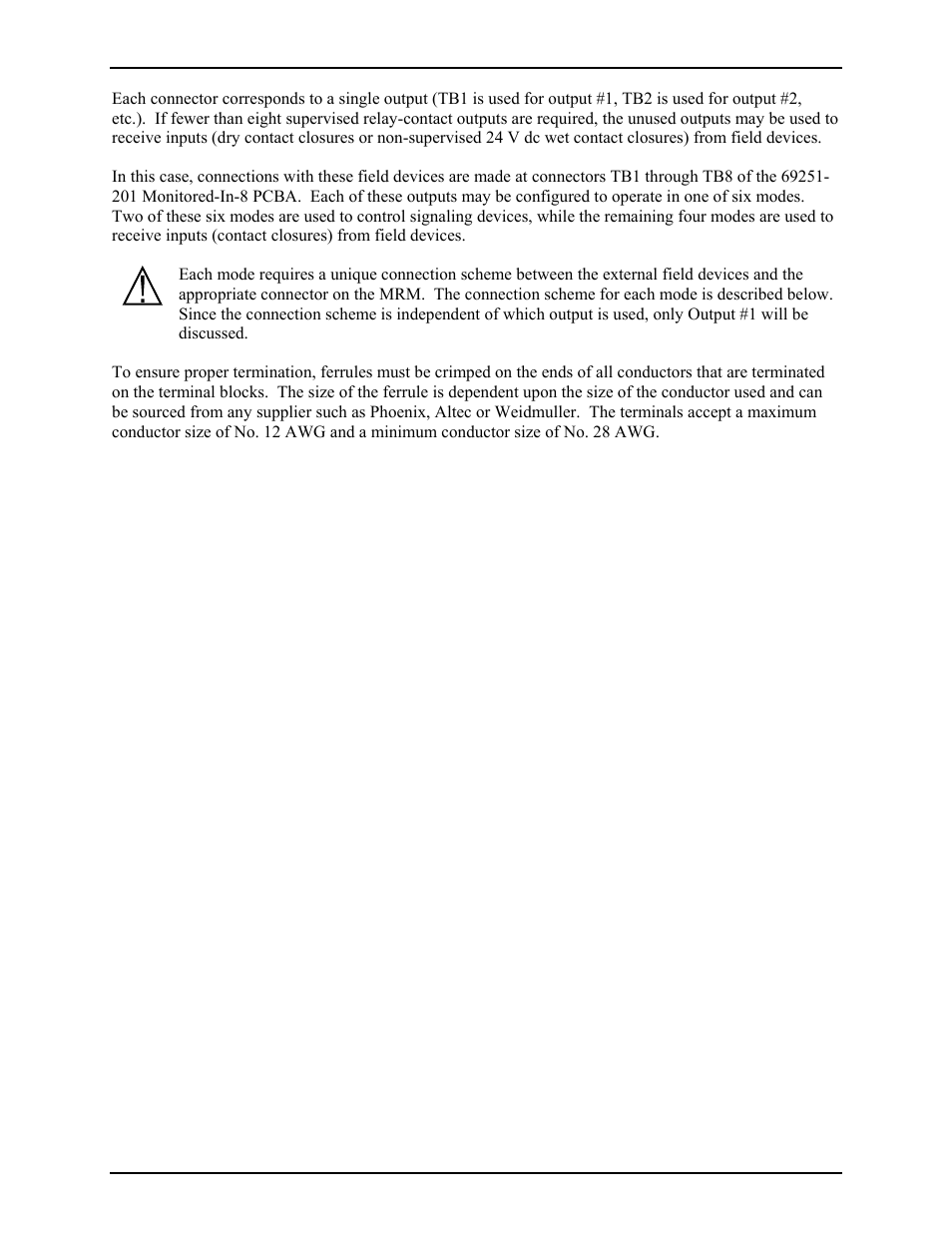 GAI-Tronics 12579-003 Monitored Relay Module (MRM) User Manual | Page 5 / 17