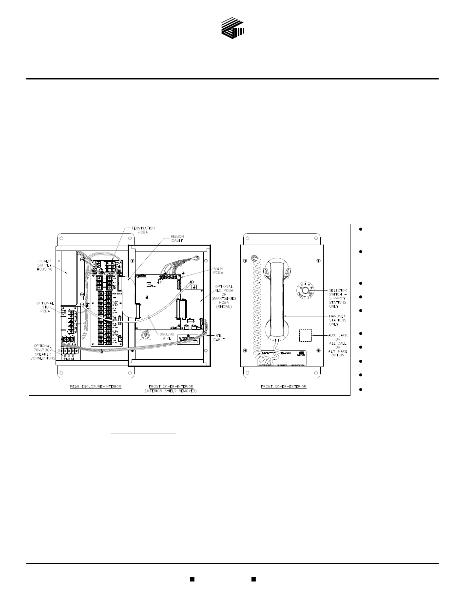 GAI-Tronics ICS  Page/Part Handset/Speaker Amplifier Station User Manual | 3 pages