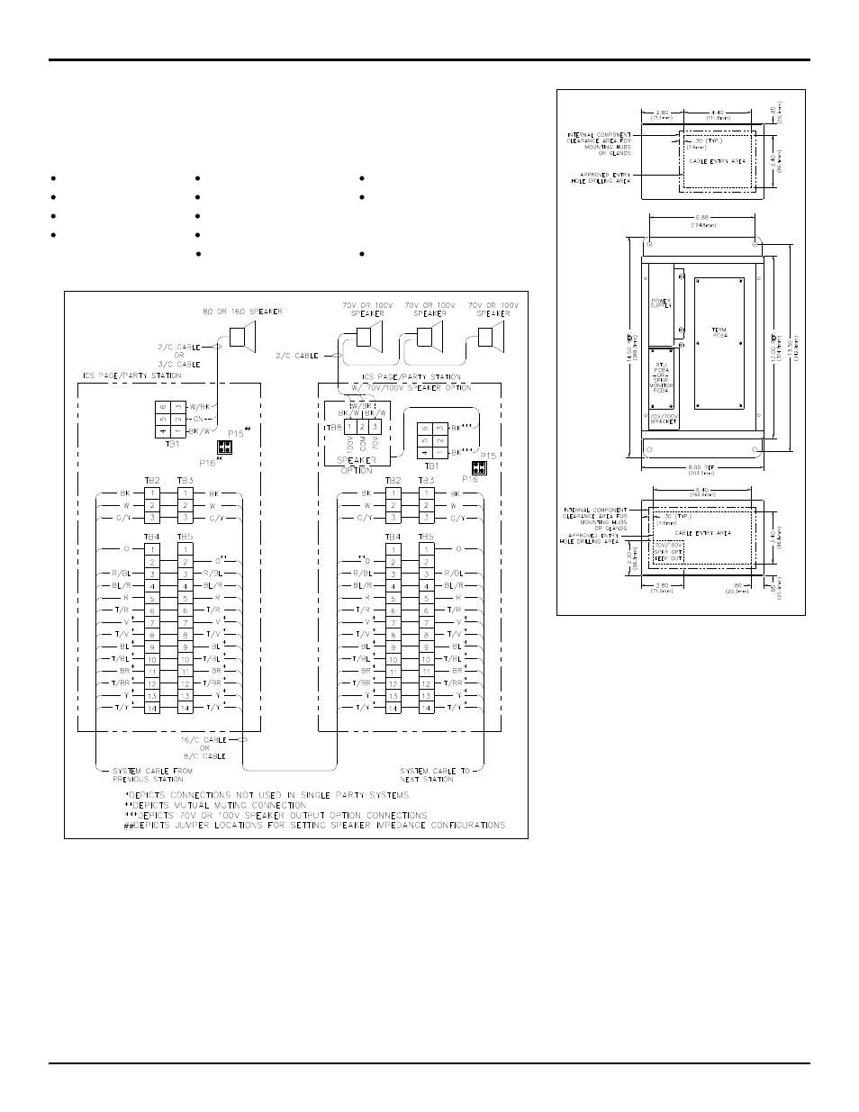 Available adjustments, Front cover reattachment | GAI-Tronics ICS  Page/Part Handset/Speaker Amplifier Station User Manual | Page 2 / 3