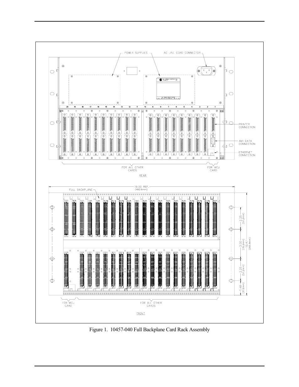 Hardware configuration | GAI-Tronics 10457-040 Full Backplane Card Rack Assembly User Manual | Page 2 / 6