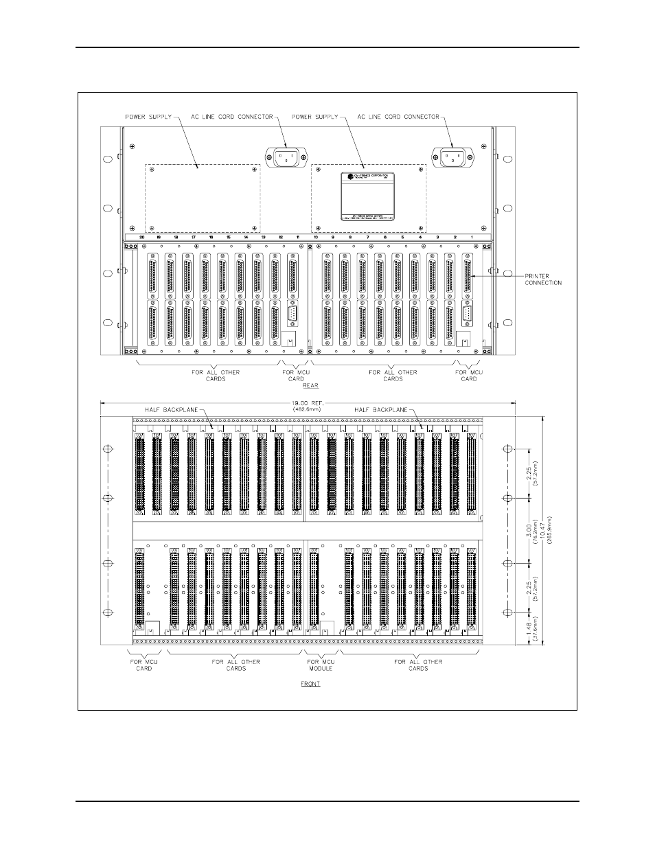 GAI-Tronics 10457-050 Redundant Backplane Card Rack Assembly User Manual | Page 2 / 6