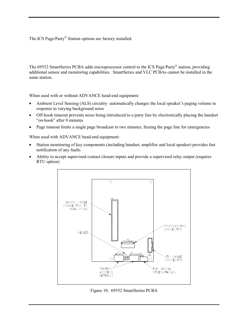 Options, Ics smartseries, General | Features | GAI-Tronics ICS  Hazardous Area Page/Party Stations User Manual | Page 14 / 34