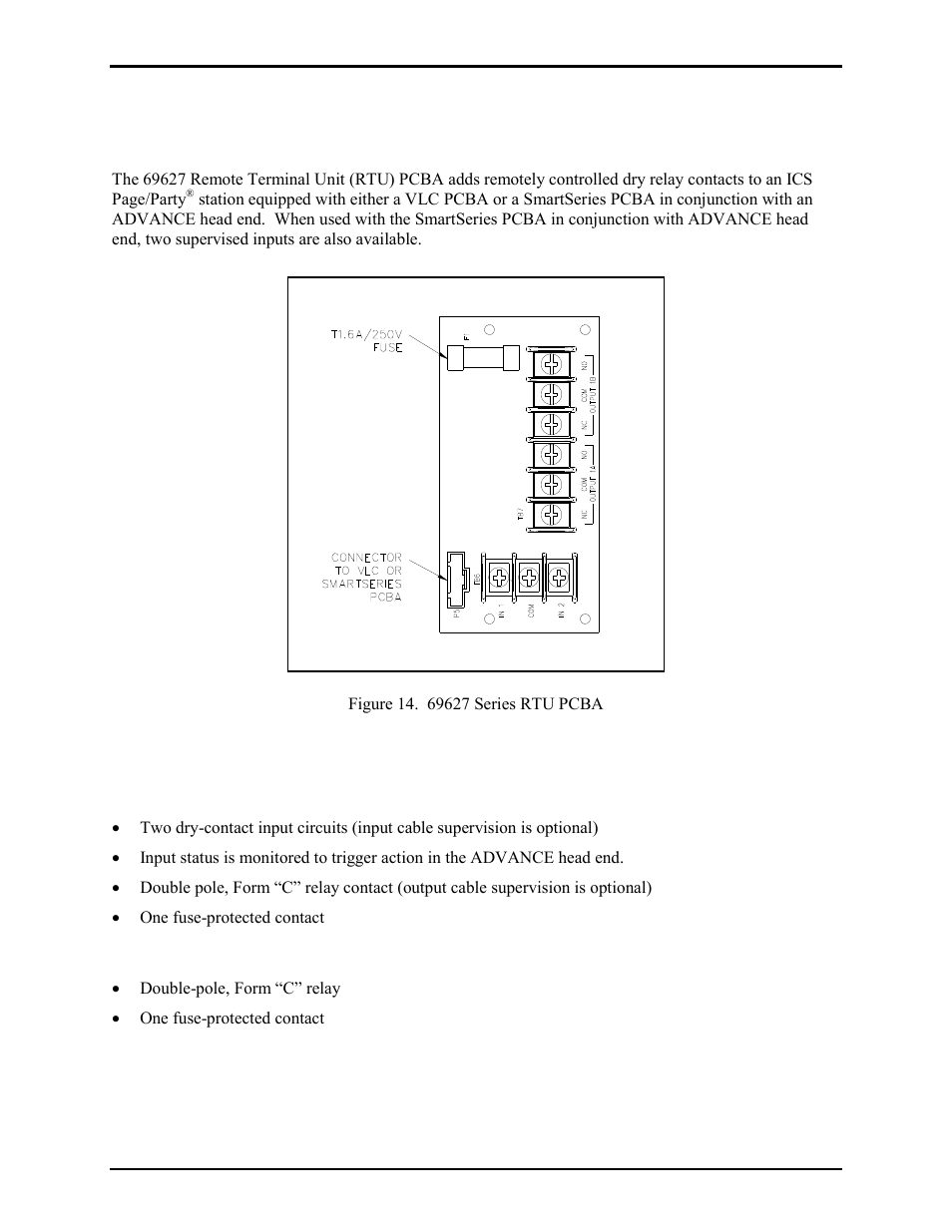 General, Features, With smartseries pcba and advance head end | With vlc pcba | GAI-Tronics ICS  Hazardous Area Page/Party Stations User Manual | Page 23 / 34