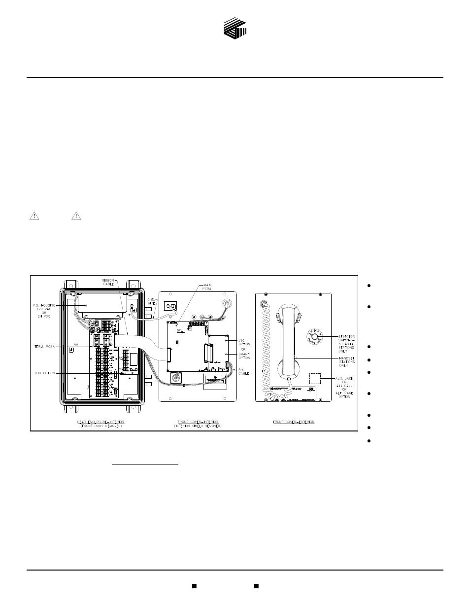 GAI-Tronics ICS Class 1, Div. 2 Page/Party Stations User Manual | 4 pages