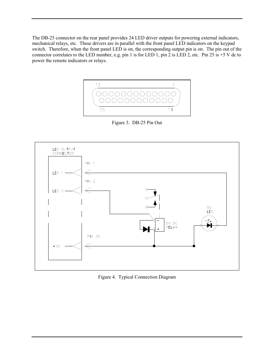 Led driver outputs | GAI-Tronics 12576-501(x) ADVANCE Rack-Mount Access Panel with LCD Display User Manual | Page 5 / 18