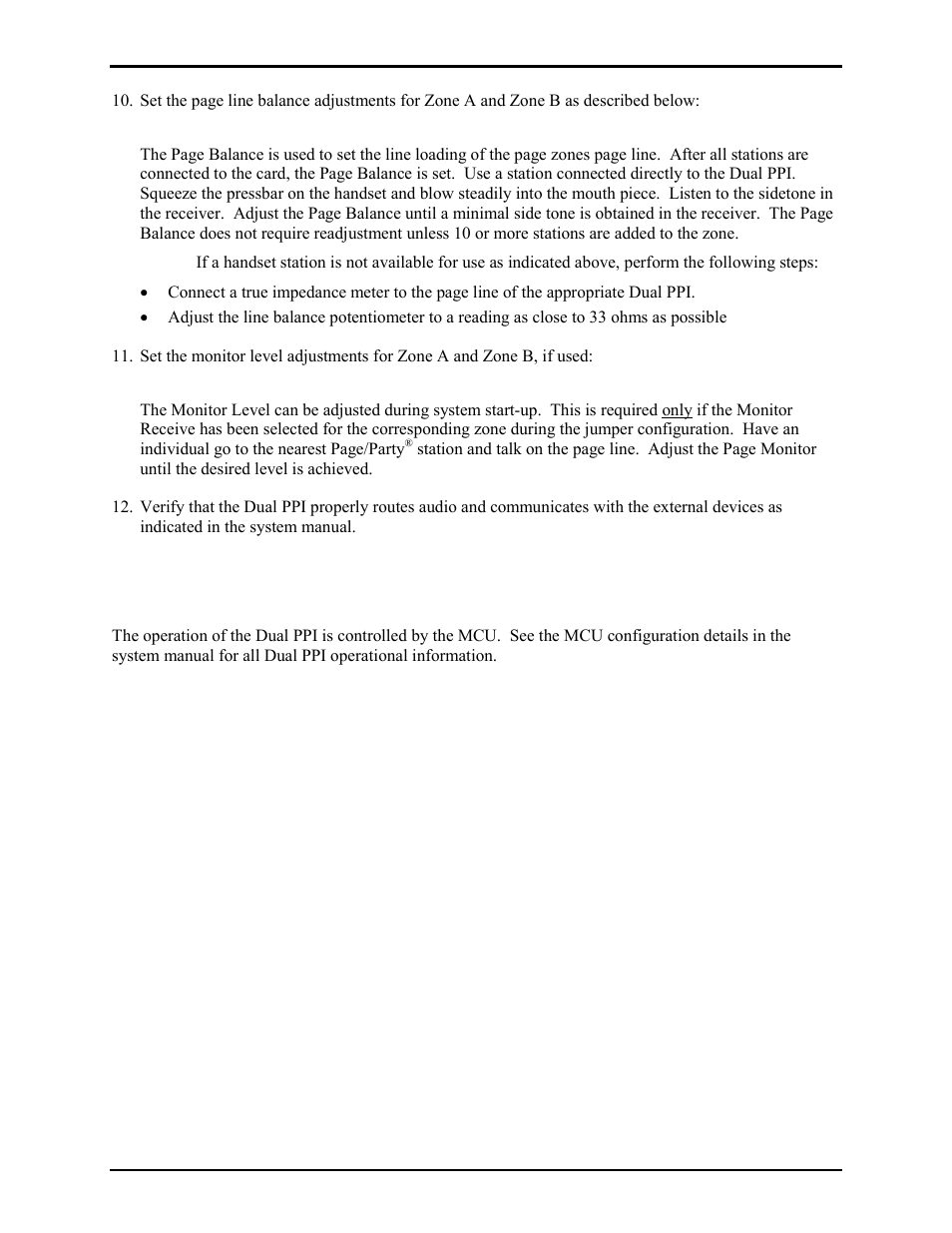 Operation | GAI-Tronics 69609-001 Dual Page/Party Interface PCBA User Manual | Page 13 / 17