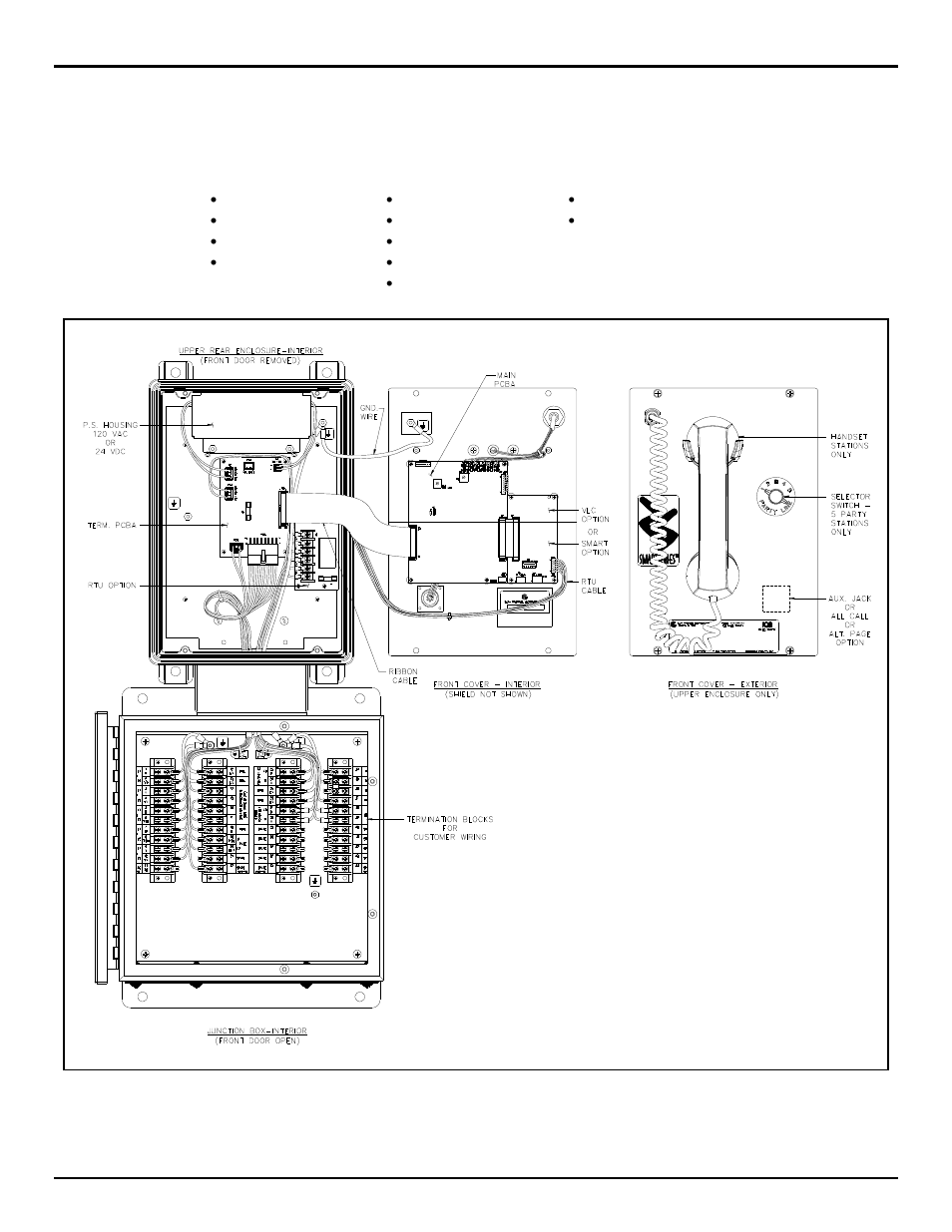 Available adjustments | GAI-Tronics ICS Offshore Stations User Manual | Page 2 / 4