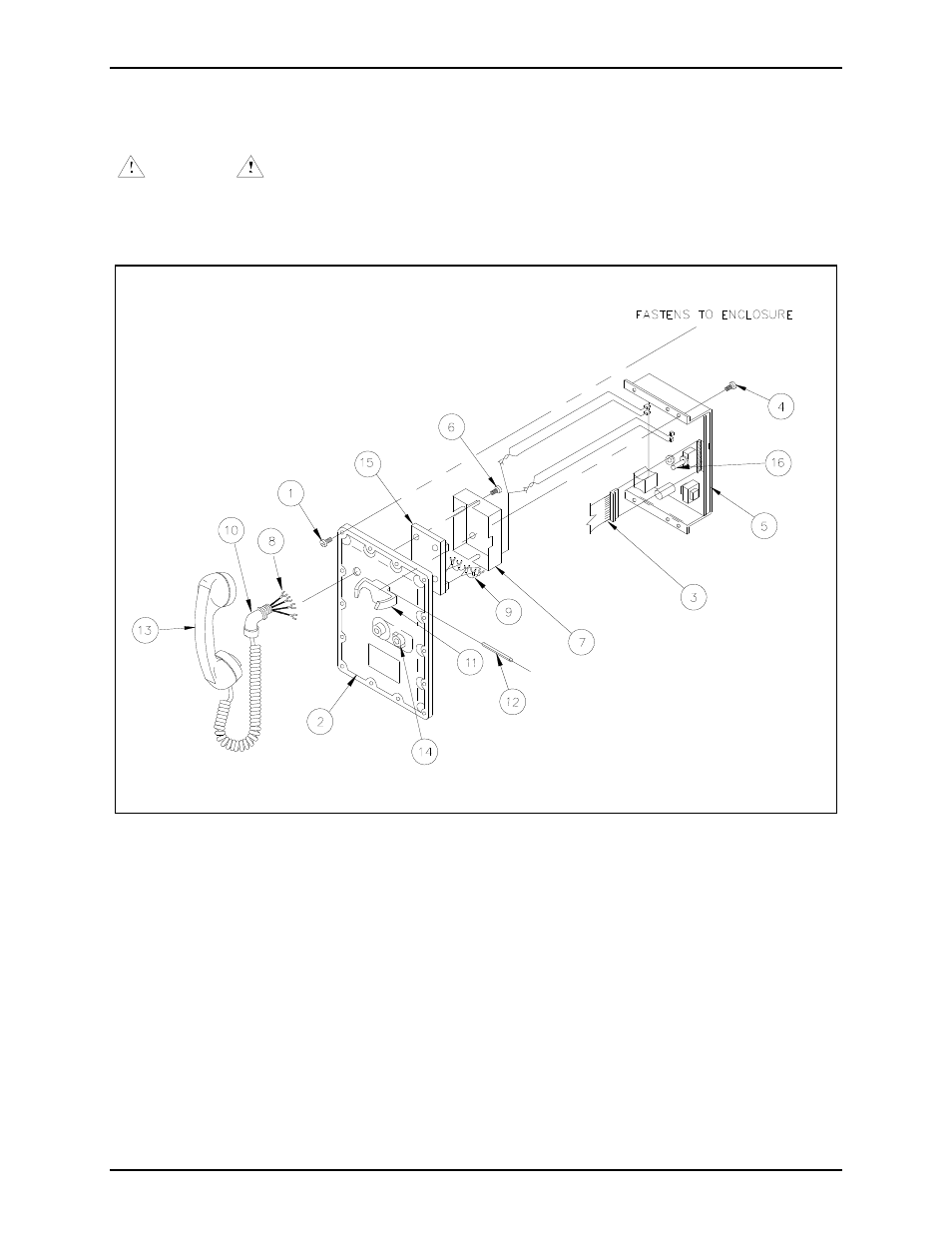 Procedure | GAI-Tronics 10108-008 Field Maintenance Bulletin: Handset/Cord Replacement Procedure for Model 780 & 7805 Series Div. 1 Hazardous Area Stations User Manual | Page 2 / 4