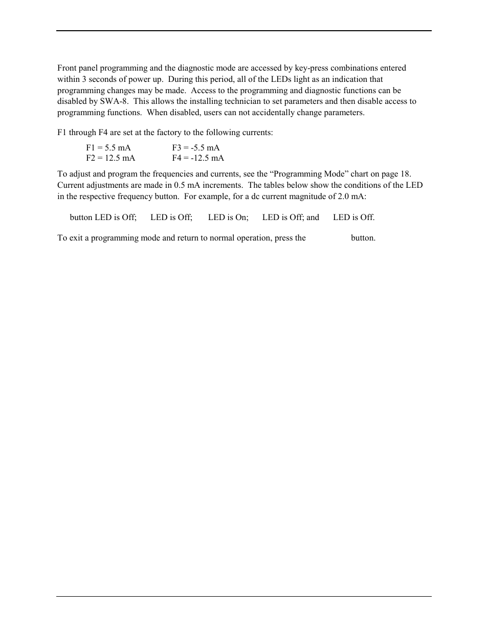 Programming | GAI-Tronics IDR1000A DC Remote User and Installation Manual User Manual | Page 20 / 38