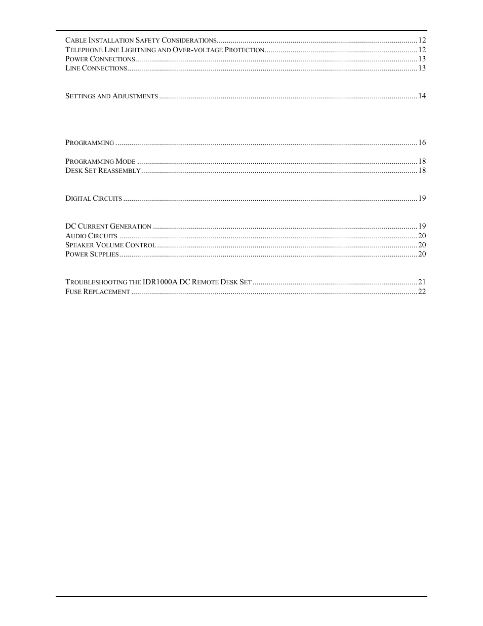 GAI-Tronics IDR1000A DC Remote User and Installation Manual User Manual | Page 4 / 38