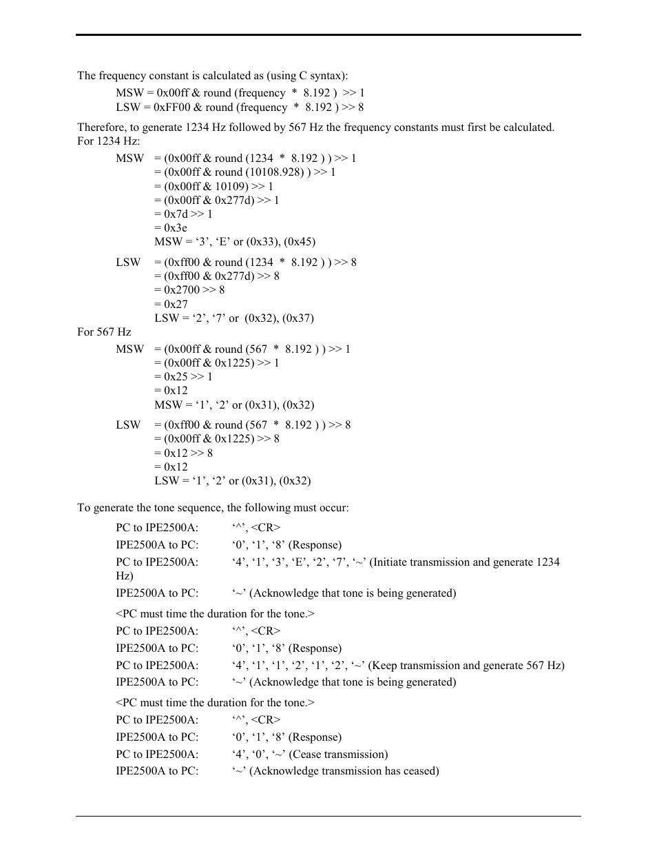 GAI-Tronics IPE2500A, IPE2500A-MLS Paging Encoder / Desktop Controller User and Installatoin Manual User Manual | Page 42 / 87