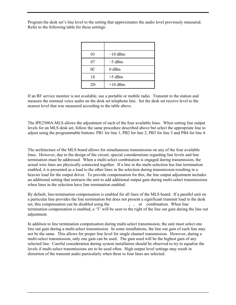 GAI-Tronics IPE2500A, IPE2500A-MLS Paging Encoder / Desktop Controller User and Installatoin Manual User Manual | Page 54 / 87