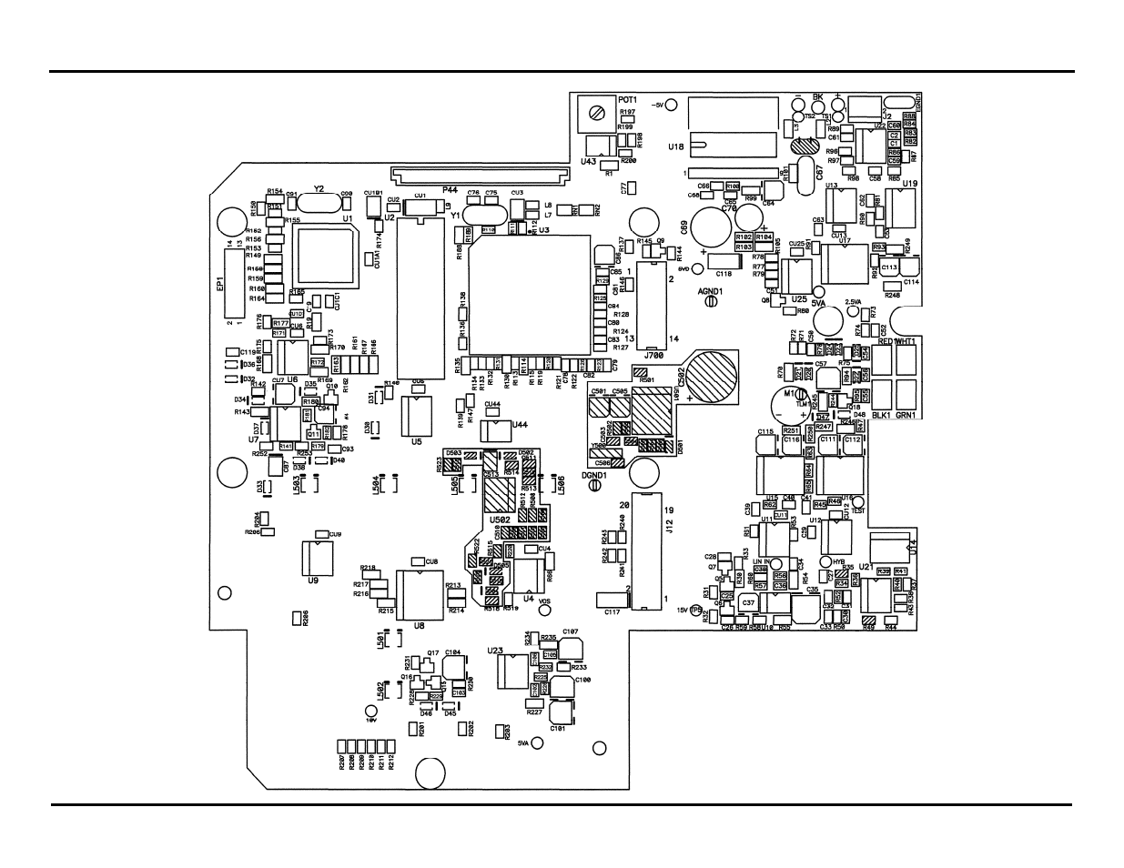 Circuit boards | GAI-Tronics IPE2500A, IPE2500A-MLS Paging Encoder / Desktop Controller User and Installatoin Manual User Manual | Page 70 / 87
