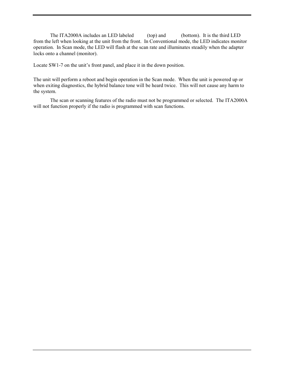 Conventional to scanning operation conversion | GAI-Tronics ITA2000A ITA2000A Series Tone Remote Adapter with Scanning User and Installation Manual User Manual | Page 20 / 54