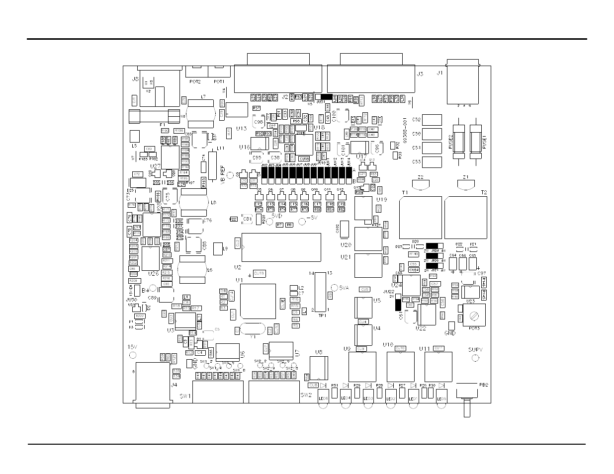 Main circuit board | GAI-Tronics ITA2000A ITA2000A Series Tone Remote Adapter with Scanning User and Installation Manual User Manual | Page 44 / 54