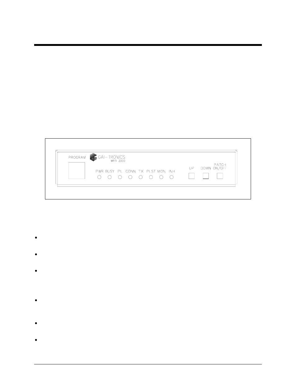 Description, General description | GAI-Tronics MRTI 2000 (No. PL1877A) Microprocessor Radio Telephone Interconnect Installation & Service Manual User Manual | Page 13 / 172