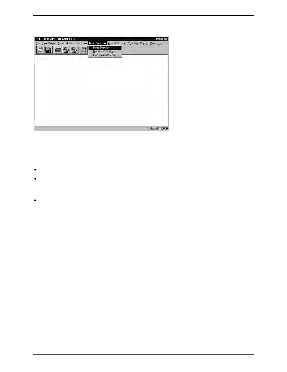Basic operation, Basic operation – mode selection, Mode of operation | Signal search period, Signal search duration | GAI-Tronics MRTI 2000 (No. PL1877A) Microprocessor Radio Telephone Interconnect Installation & Service Manual User Manual | Page 34 / 172