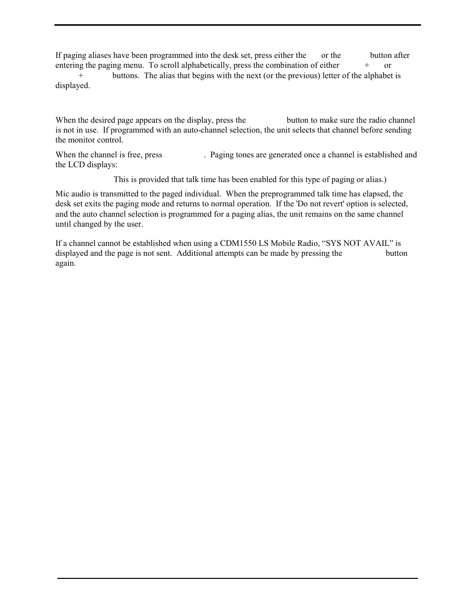 Entering a programmed alias | GAI-Tronics L3149B C200 Advanced Deskset User Manual | Page 24 / 92