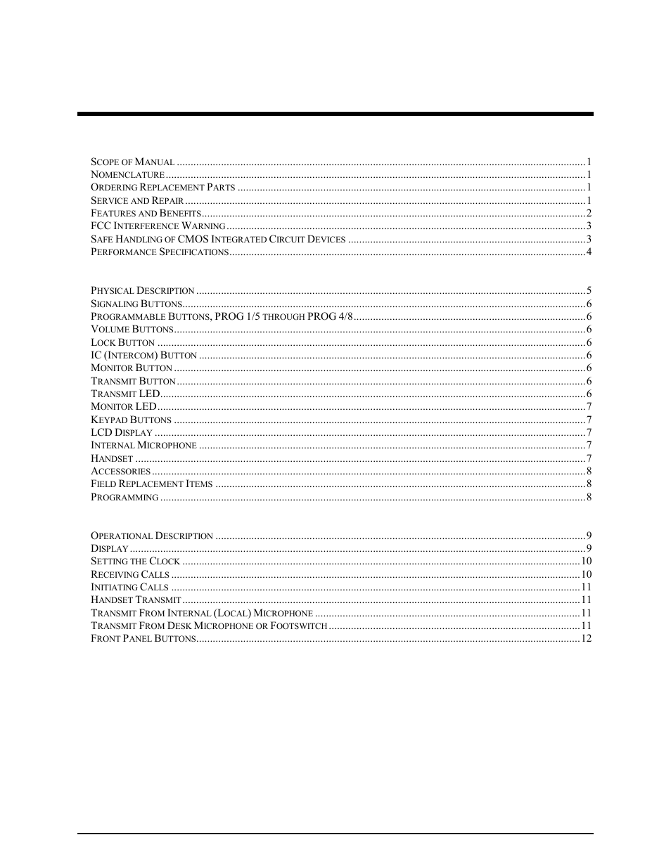 GAI-Tronics L3149B C200 Advanced Deskset User Manual | Page 3 / 92