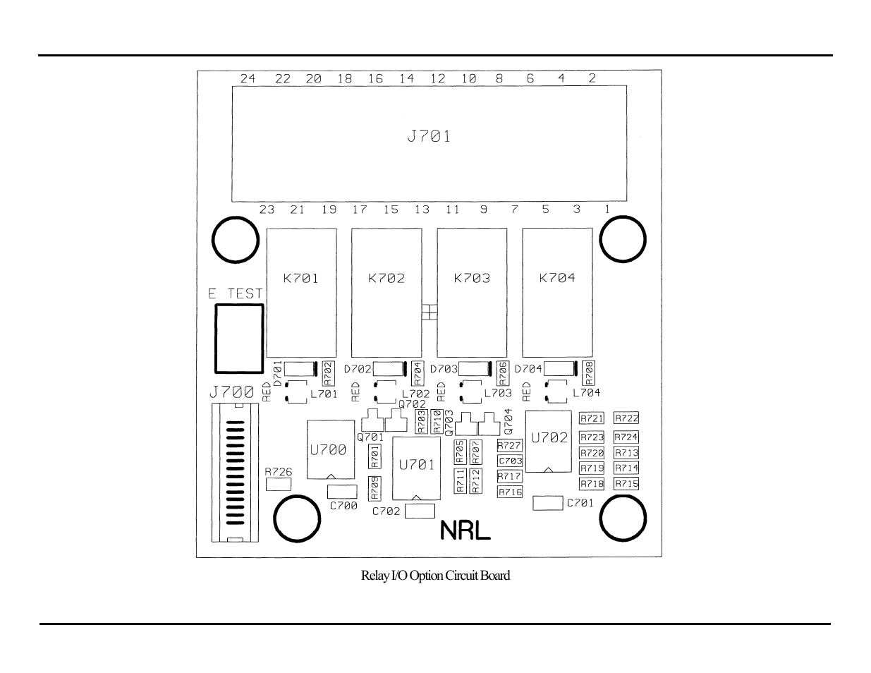 Relay i/o option circuit board | GAI-Tronics L3149B C200 Advanced Deskset User Manual | Page 90 / 92