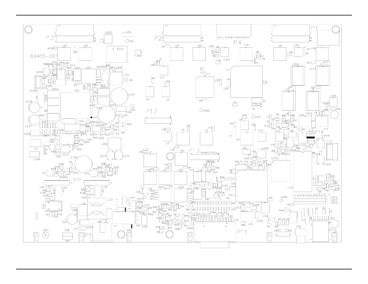 Main circuit board | GAI-Tronics ICP9000 Navigator Series Console Installation and Service Manual User Manual | Page 84 / 88