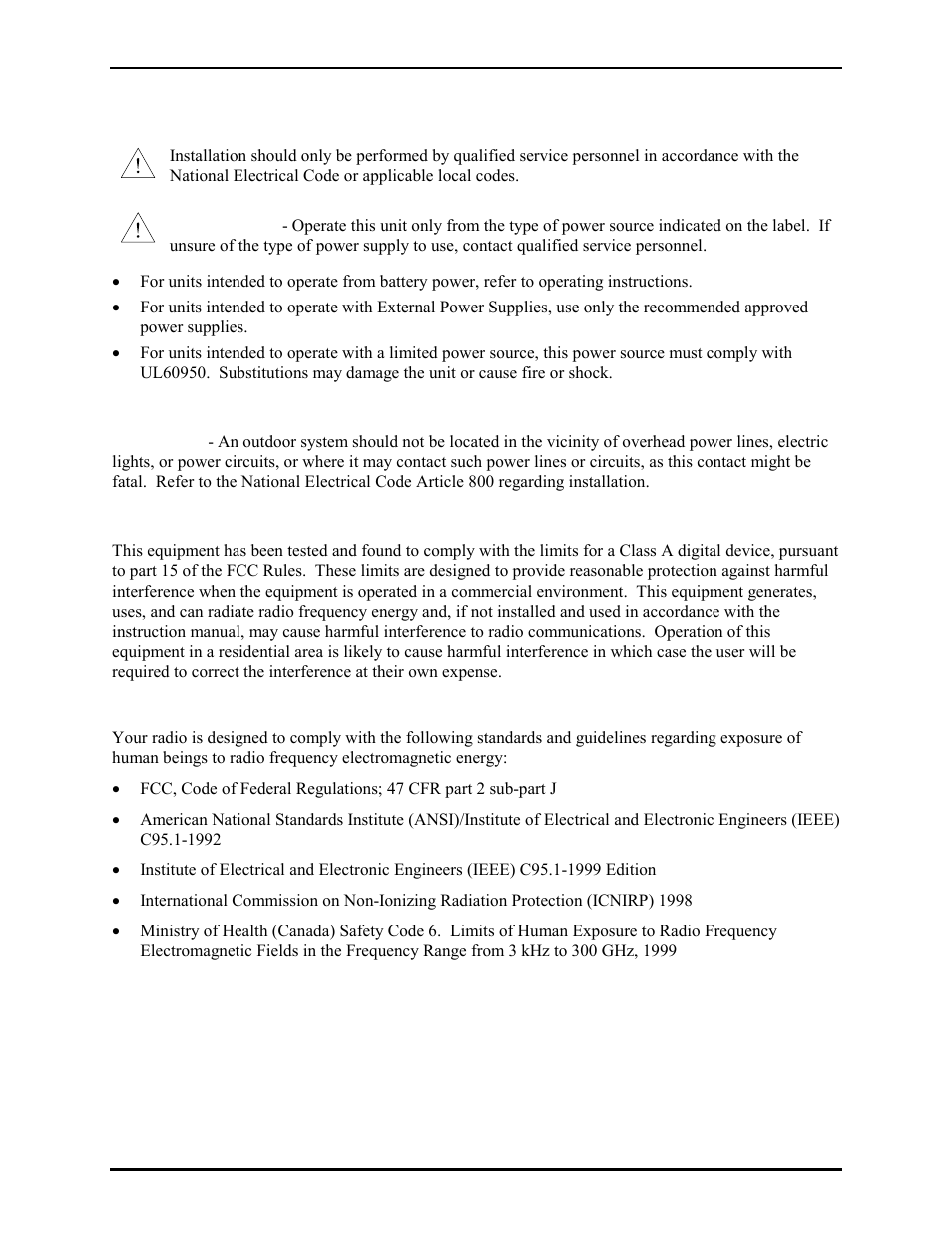 Safety and general information | GAI-Tronics CB193-001 Call Boxes User Manual | Page 8 / 53