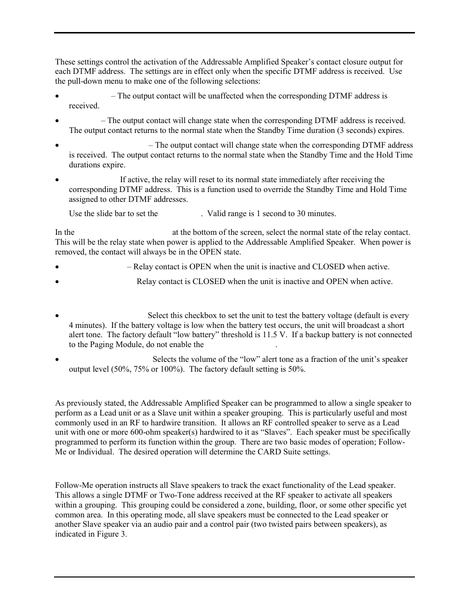 GAI-Tronics 13363 Addressable Amplified Speakers Installation and Operation Manual User Manual | Page 31 / 57