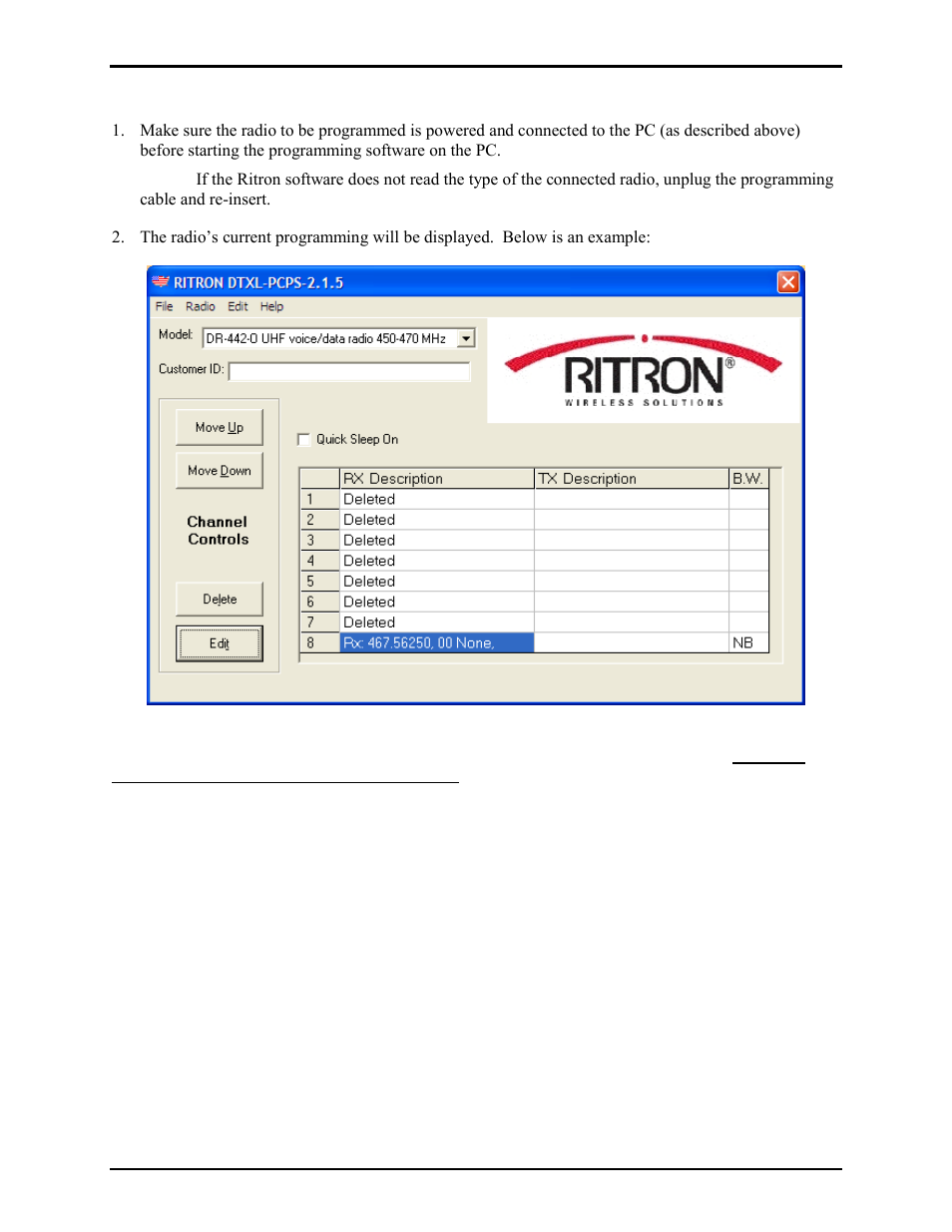 Programming the radio | GAI-Tronics 13363 Addressable Amplified Speakers Installation and Operation Manual User Manual | Page 38 / 57