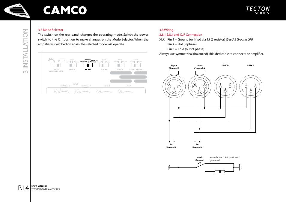 3 inst all ation, P.4 | Camco P.5 Series User Manual | Page 16 / 38