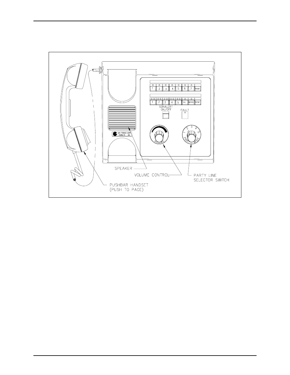 Operation, Merging zones | GAI-Tronics MS05-101 Desktop Master Station consisting of Subset, Amplifier and Enclosure User Manual | Page 6 / 11