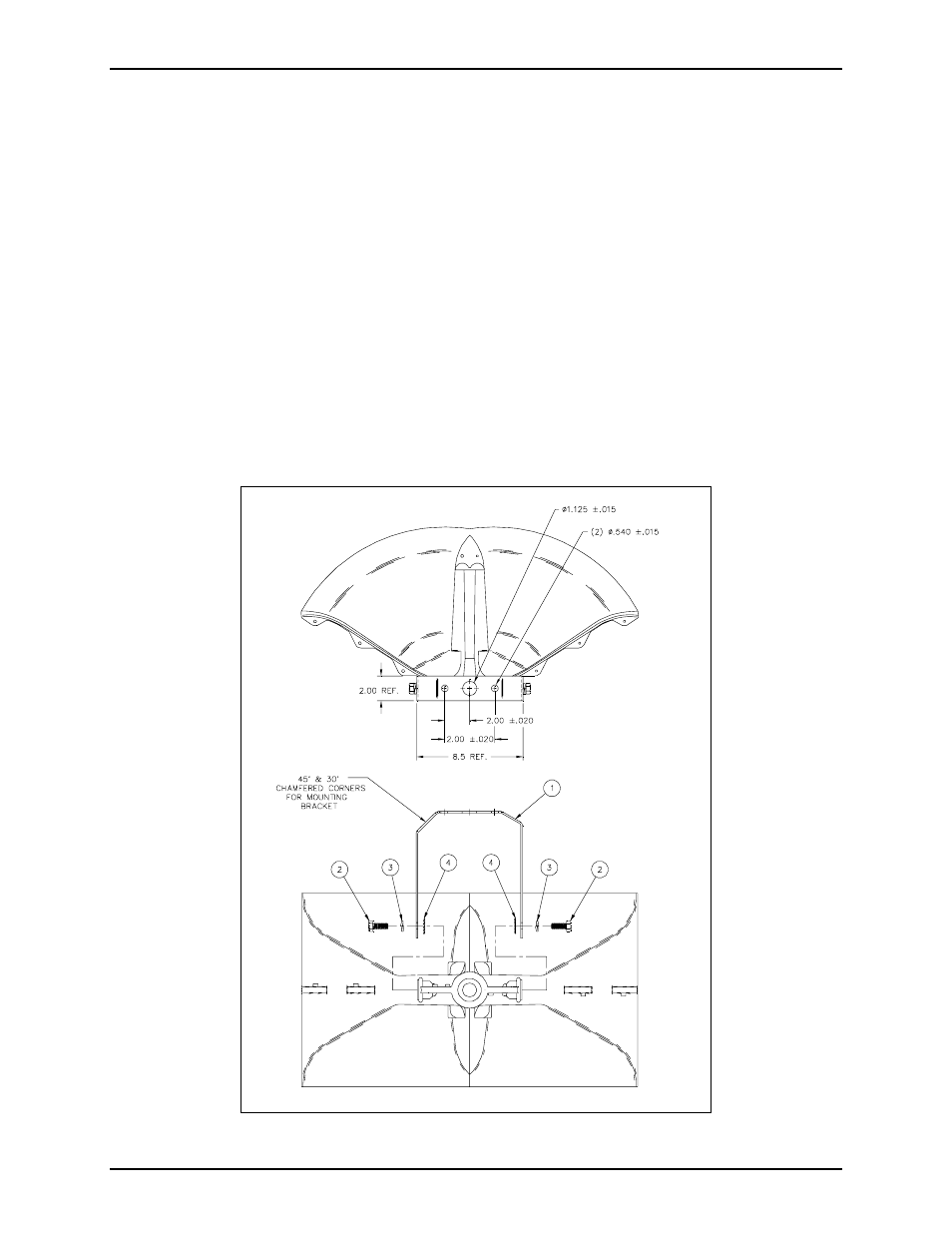 GAI-Tronics 12526-001 Kit for 13340 Stainless Steel Bracket User Manual | Page 2 / 5