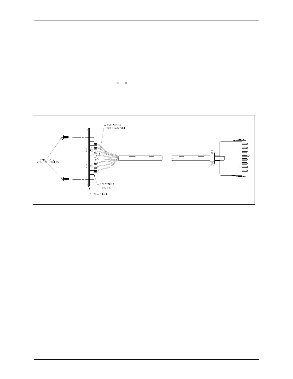 Installation as a wall receptacle | GAI-Tronics 12587-001 Subset Extension Cable User Manual | Page 2 / 5