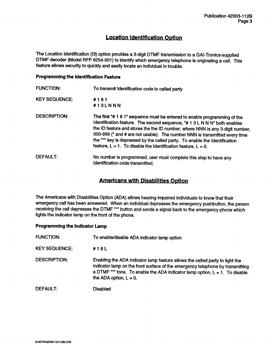 GAI-Tronics Emergency Phone Adders User Manual | Page 3 / 4