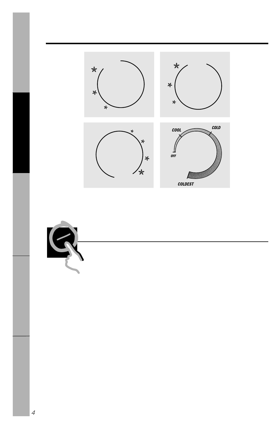 Control settings, About the control on the refrigerator, How to test temperatures | The control will look like one of the above | Camco 350A4502P296 User Manual | Page 4 / 14