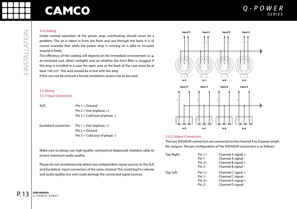 3 inst all ation | Camco Q-Power 10 User Manual | Page 14 / 34