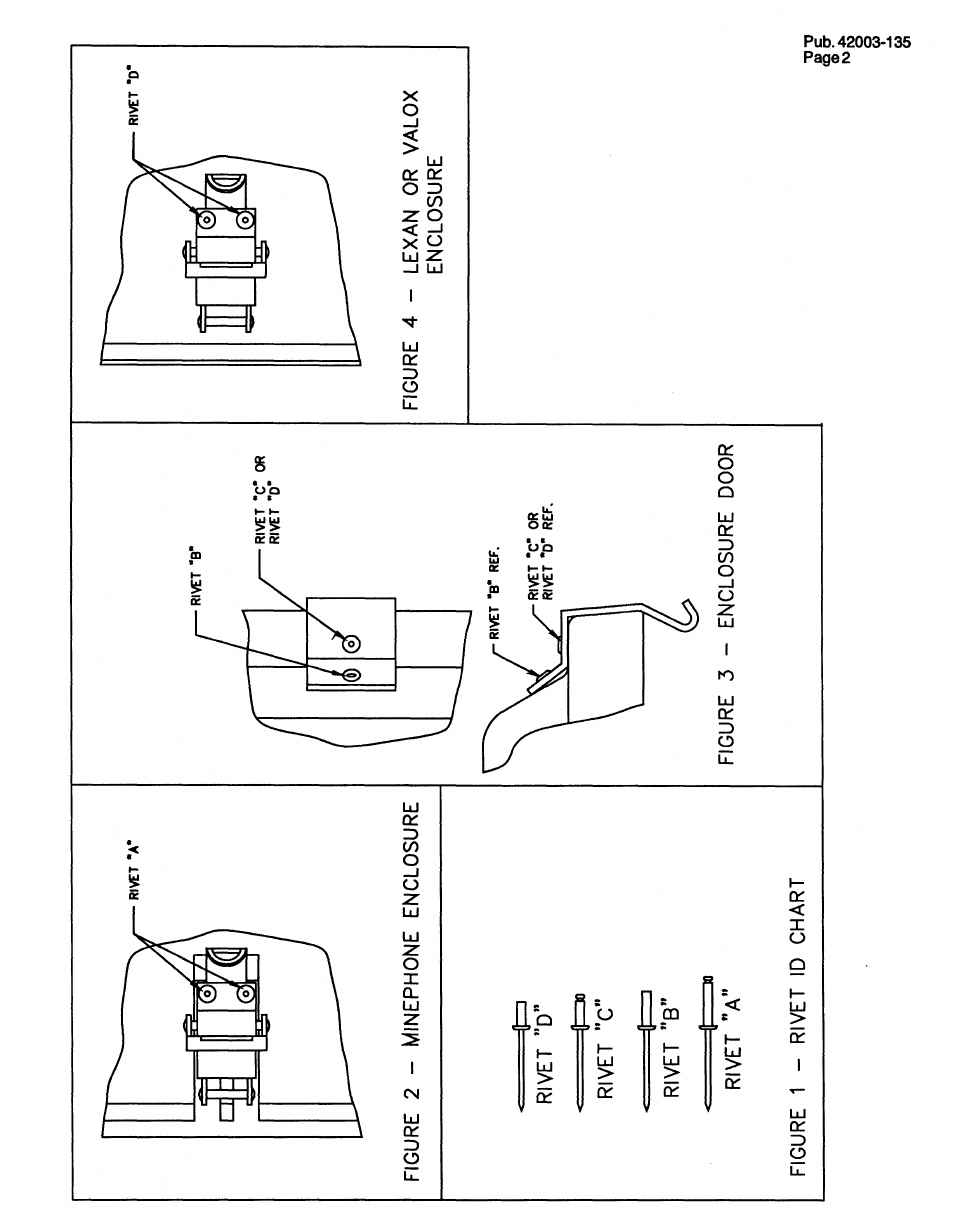 GAI-Tronics 12504-003 Latch Replacement Kit for Mine Phones User Manual | Page 2 / 3