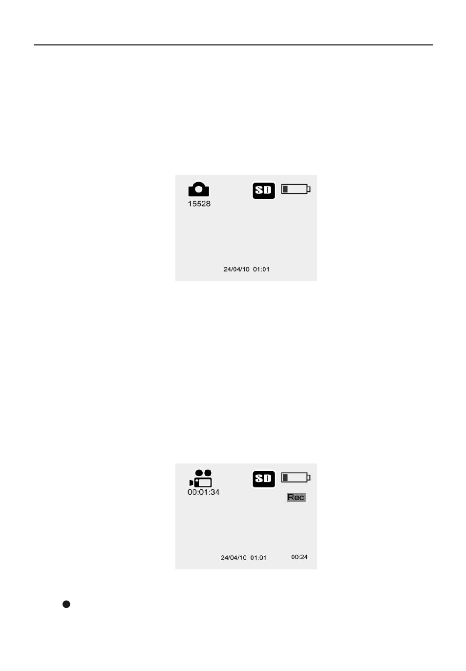 Operation instructions, 7) capturing a photo, 8) capturing a video | Harbor Freight Tools Model 67980 User Manual | Page 24 / 40