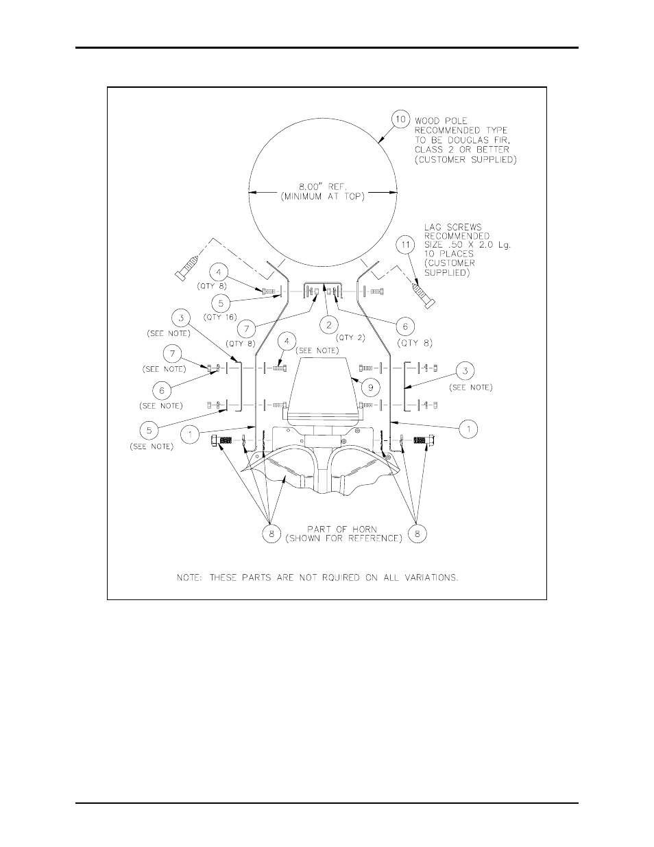 GAI-Tronics 12537-001 Speaker Mounting Kit for Pole (Sonic) User Manual | Page 5 / 8