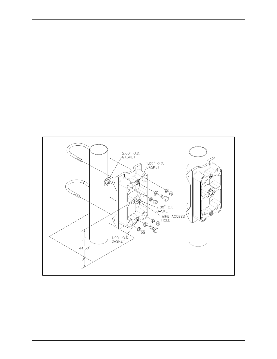 GAI-Tronics 238 ADA Universal Mounting Bracket for Wireless Call-Box User Manual | Page 2 / 4