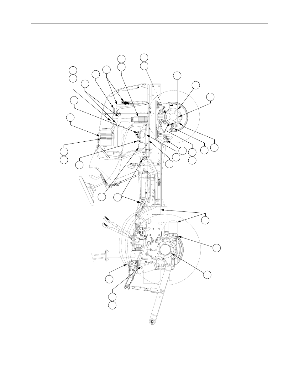 Lubrication and maintenance chart (illustration) | Cub Cadet 7284 User Manual | Page 28 / 52