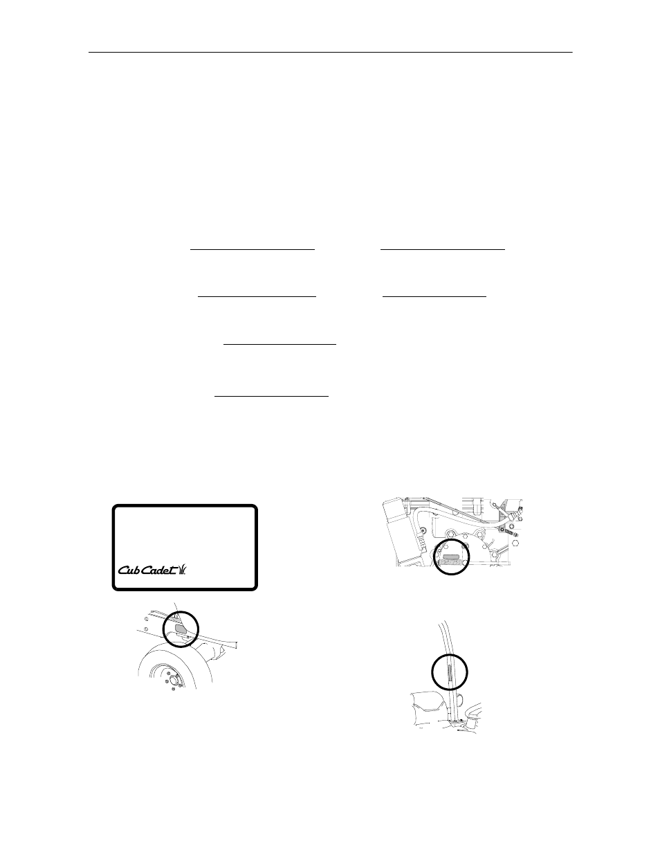 Recording model and serial number information | Cub Cadet 7284 User Manual | Page 3 / 52