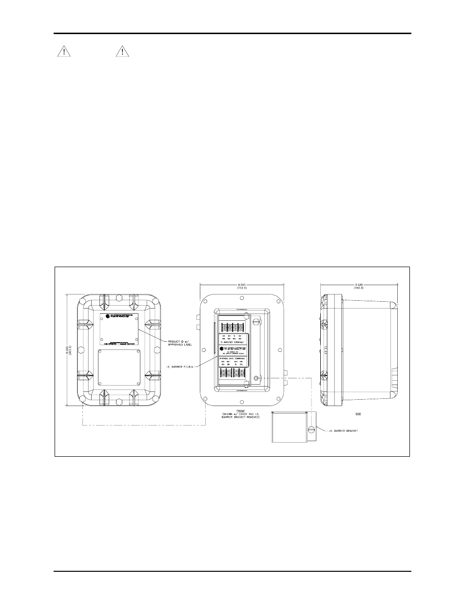 Enclosure configuration | GAI-Tronics 110438-001 Intrinsically-Safe Microphone Barrier Kit User Manual | Page 3 / 7