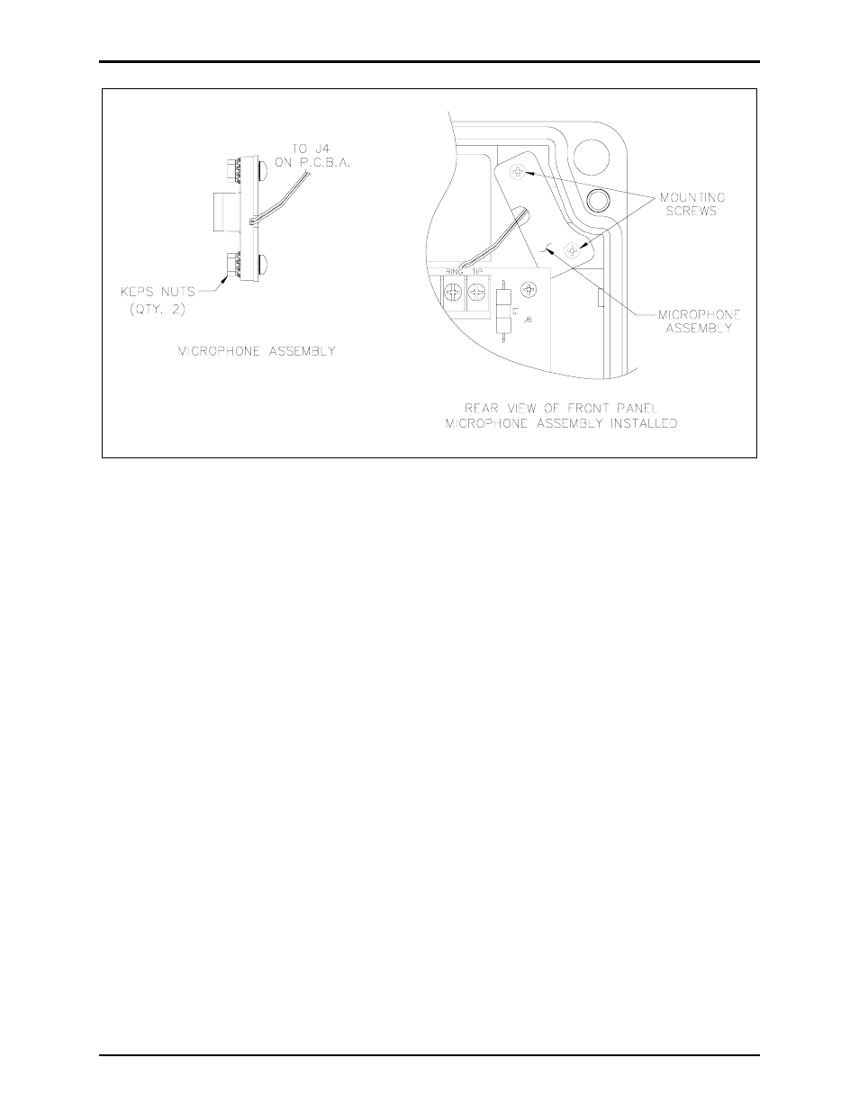 Installing the new microphone assembly | GAI-Tronics 12521-002 Microphone Assembly Replacement Kit for 293 & 294 Series Phones  User Manual | Page 2 / 3
