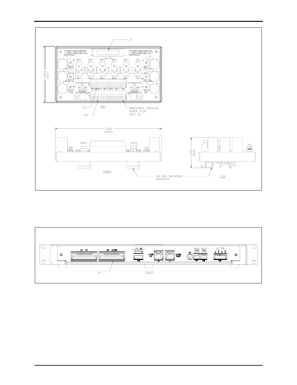 GAI-Tronics 12118-011 Audio Termination Connectin Module Kit for LE200RM User Manual | Page 2 / 5