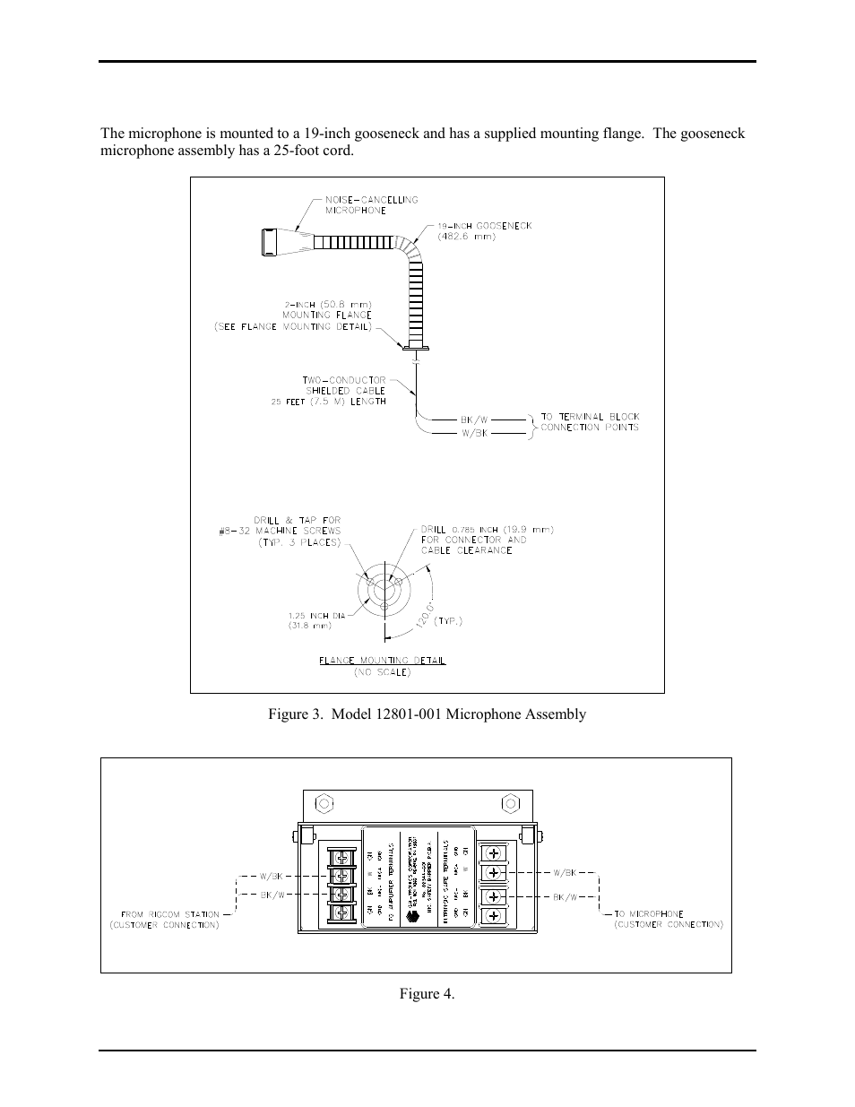 Gooseneck microphone | GAI-Tronics 10438-101 Intrinsically-Safe Microphone Barrier Kit User Manual | Page 4 / 7