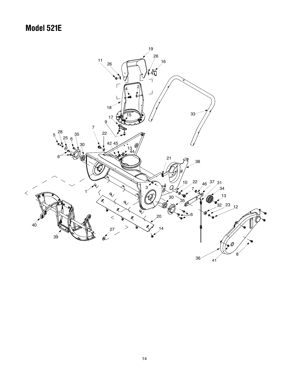 Model 521e | Cub Cadet 521E User Manual | Page 14 / 20