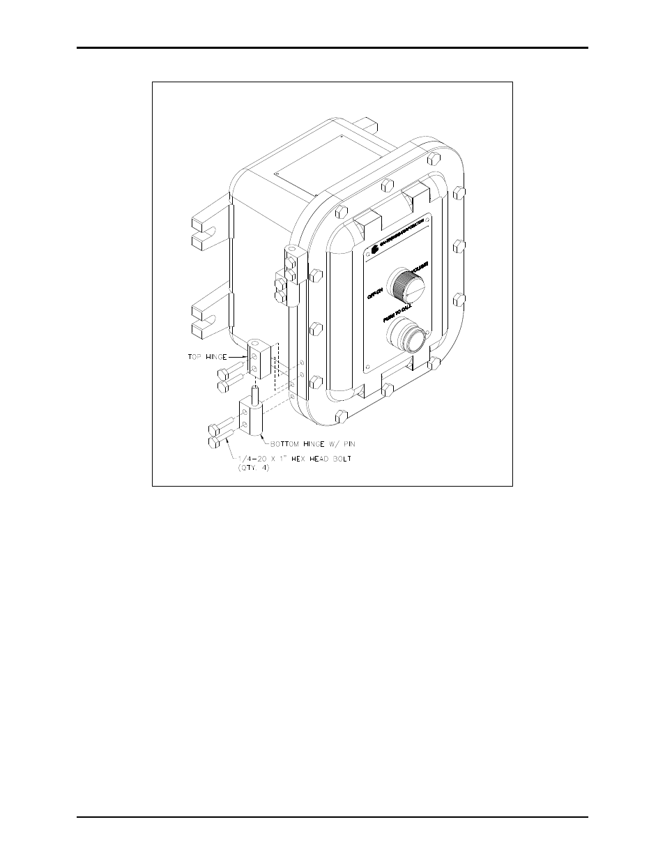 GAI-Tronics 12806-001 RigCom Hinge Kit User Manual | Page 2 / 3