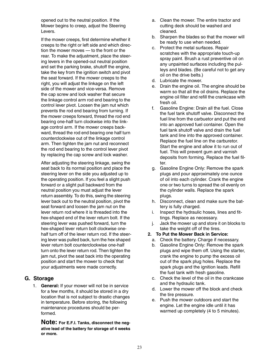 Cub Cadet 48-inch User Manual | Page 23 / 32