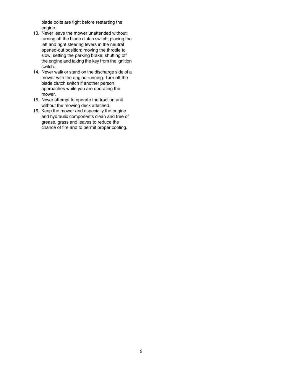 Cub Cadet 48-inch User Manual | Page 6 / 32